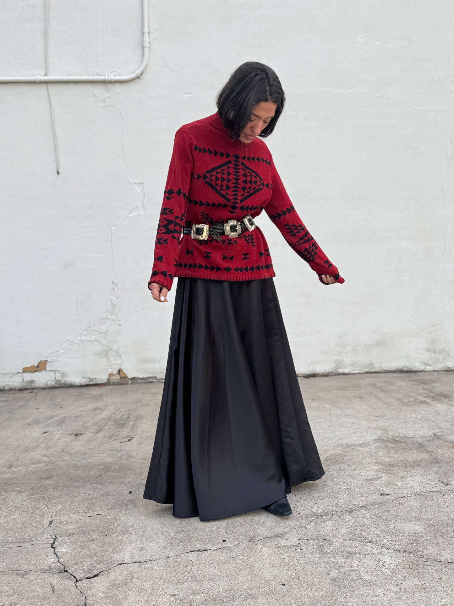 Ralph Lauren Satin Full Skirt