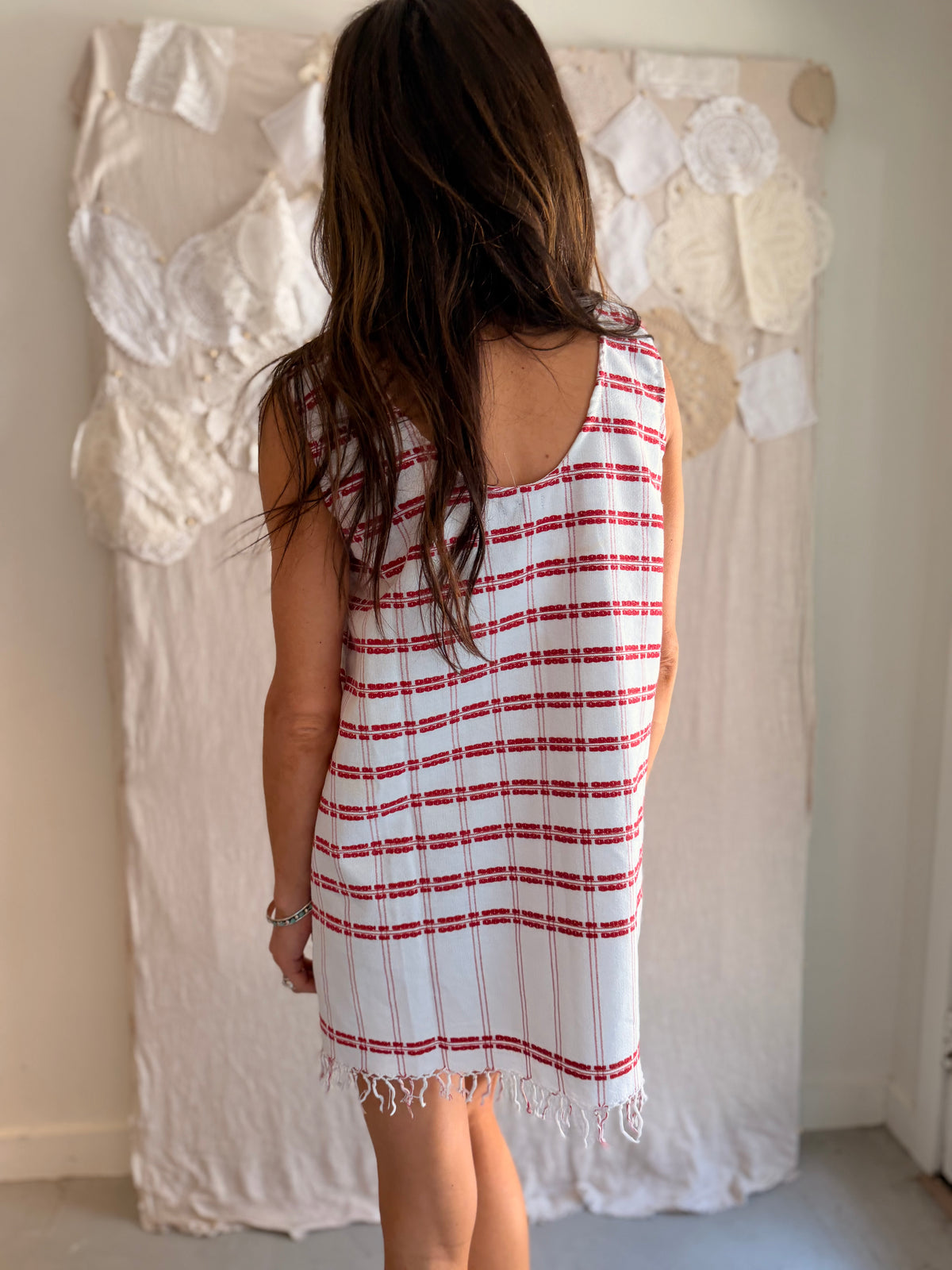 Scandinavian Cotton Mini Dress