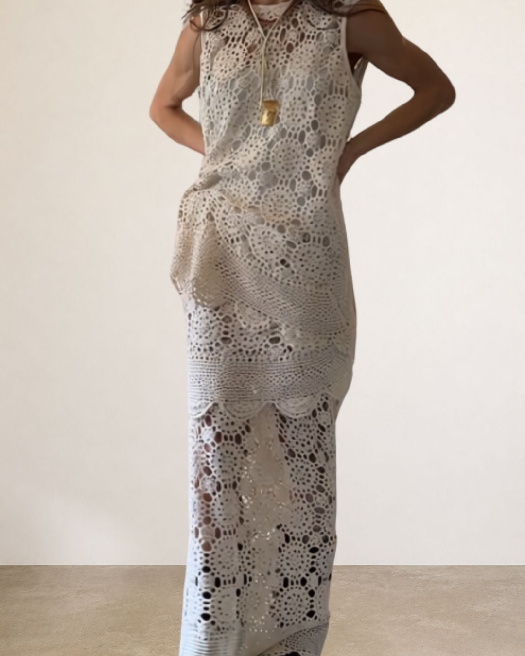 Crochet Mini Dress