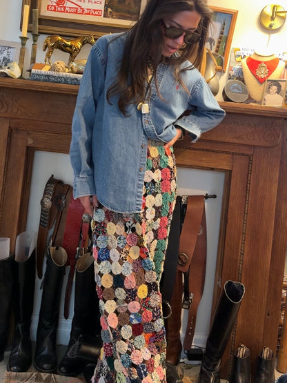 Yo-yo Maxi Skirt Multi Jewel