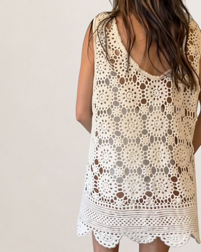Crochet Mini Dress