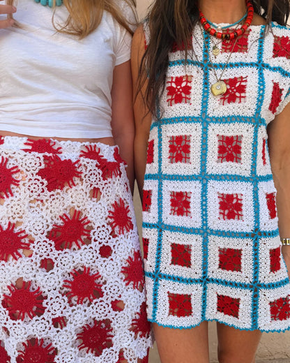 Crochet Mini Dress USA