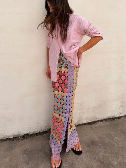 Yo-yo Maxi Skirt in Bahama