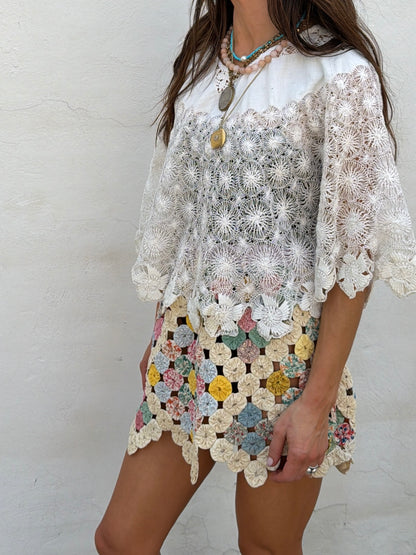 Yoyo Mini Skirt Cream Soda