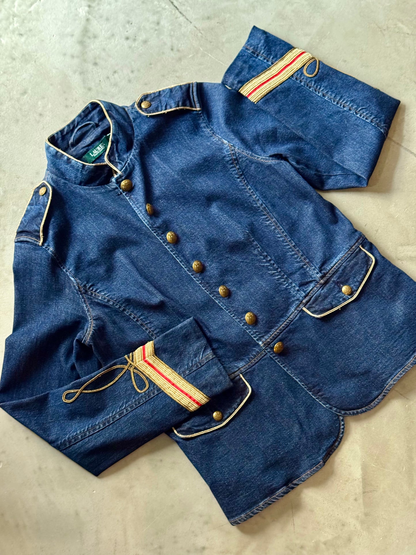 Denim Ralph Lauren Military Jacket