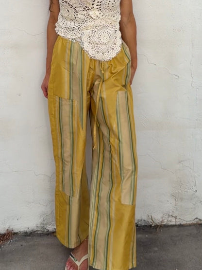Taffeta Stripe Pants