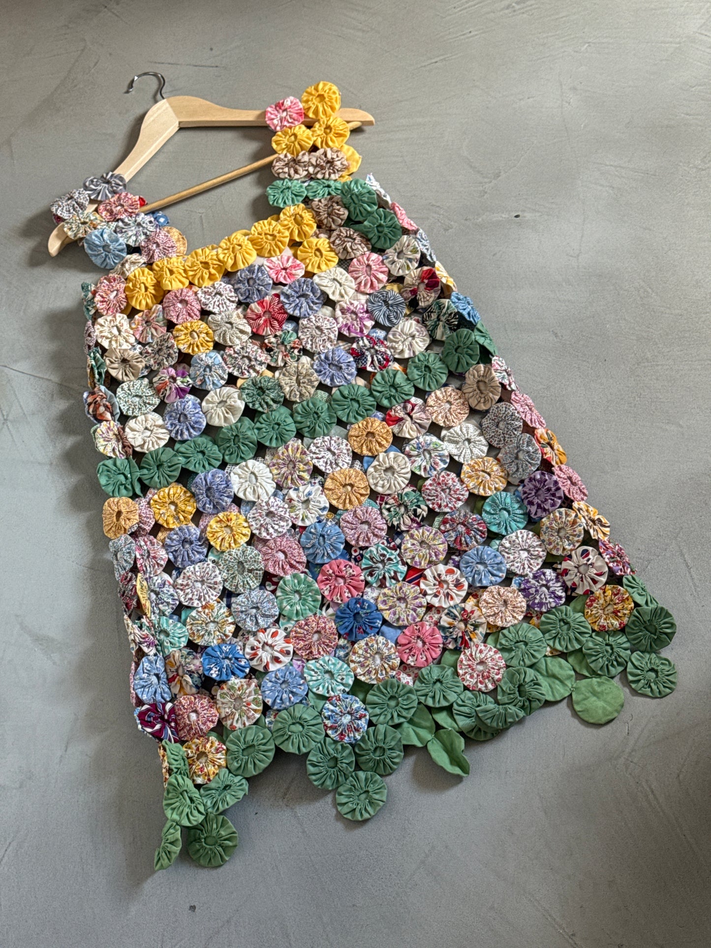 Green Mini YoYo Dress
