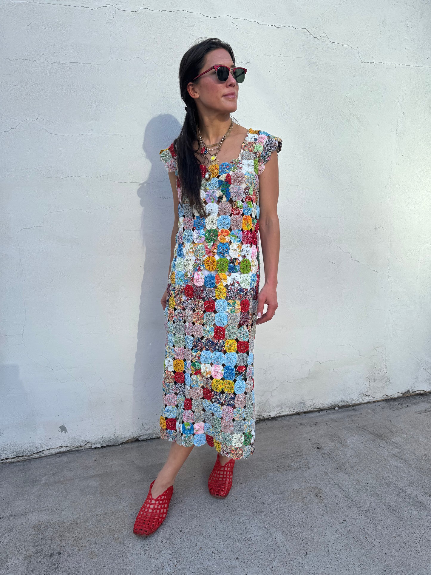 Yo-yo Long Dress Multi