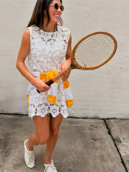 Crochet Mini Dress