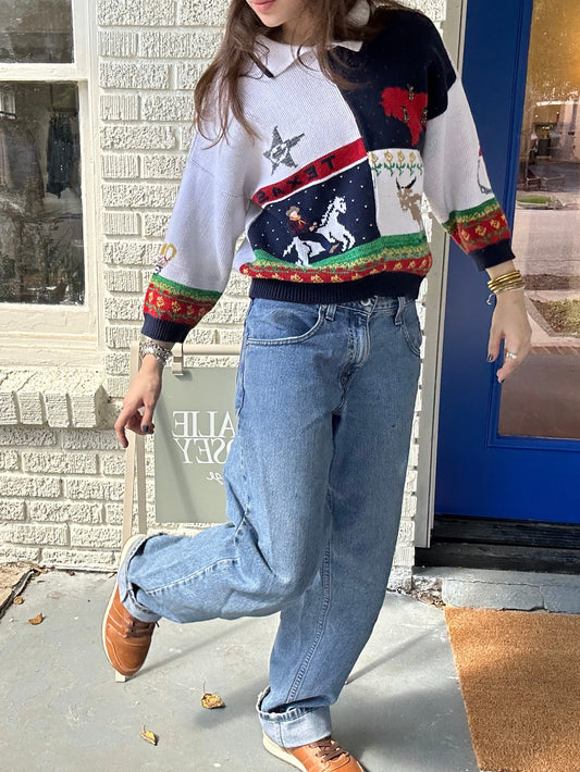 Vintage Texas Knit Pullover