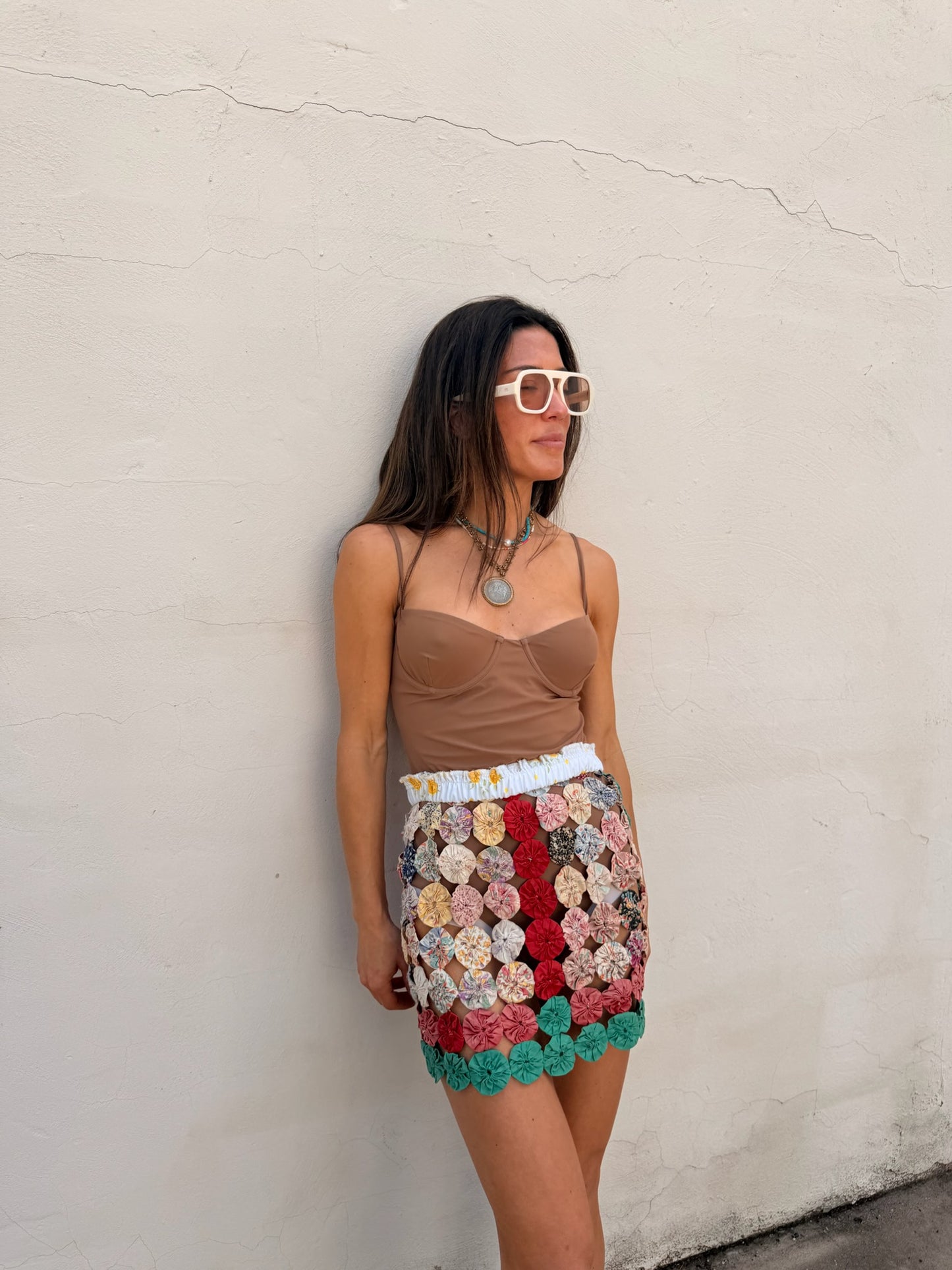 Yo-yo Mini Skirt in Fiesta