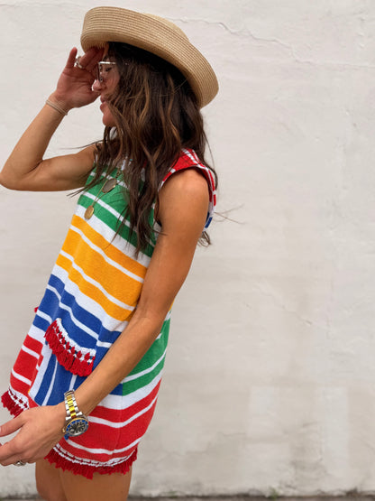 Vintage Stripe Towel Dress Primary
