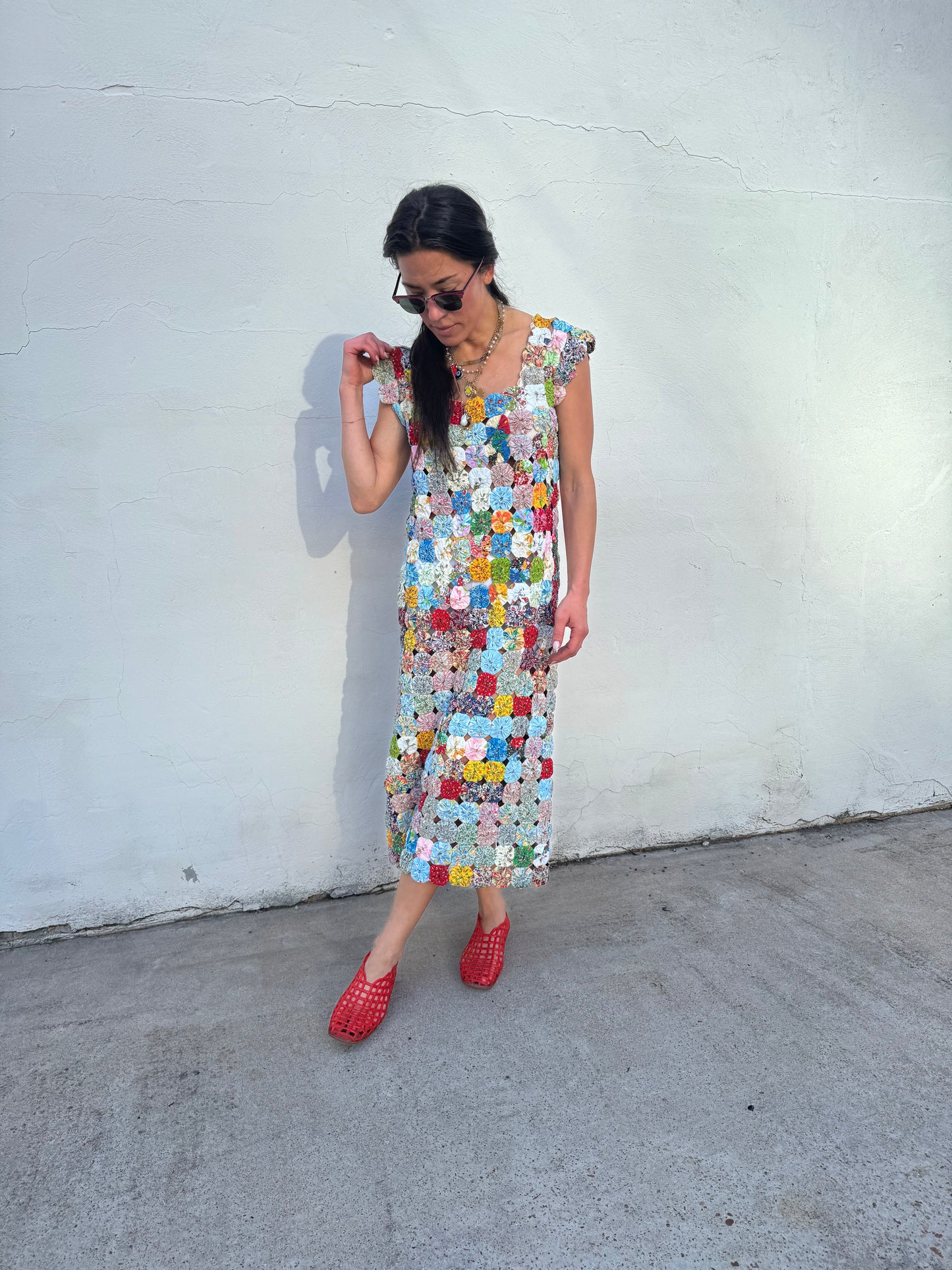Yo-yo Long Dress Multi