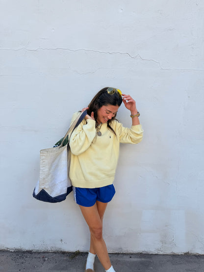 RL Cotton V Neck Yellow