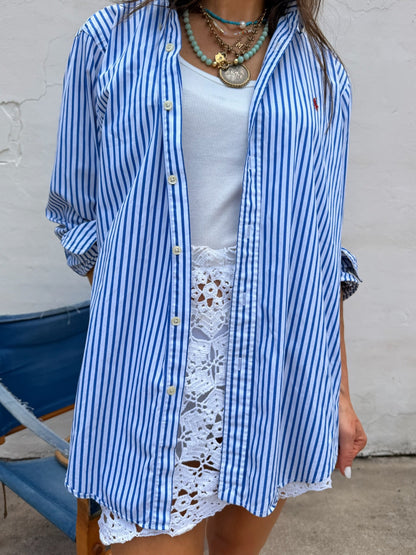 Ralph Blue Stripe Shirt