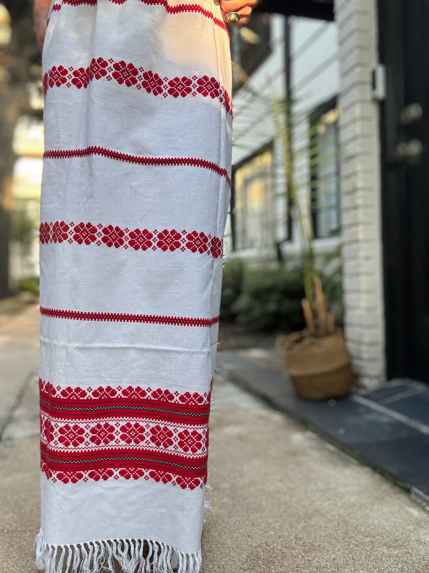 Ukrainian Tablecloth Skirt