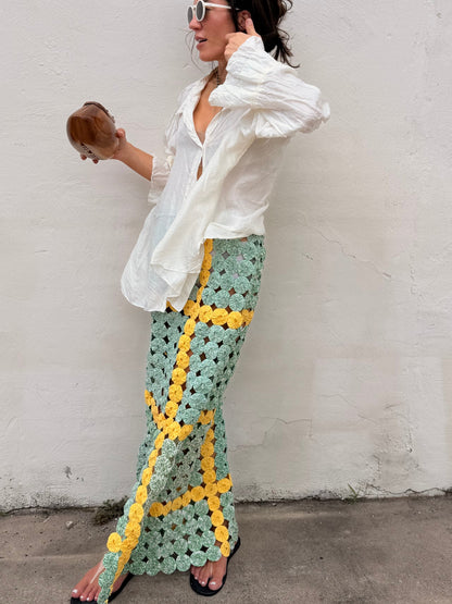 Yoyo Maxi Skirt Greenbriar