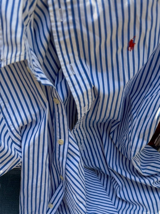 Ralph Blue Stripe Shirt