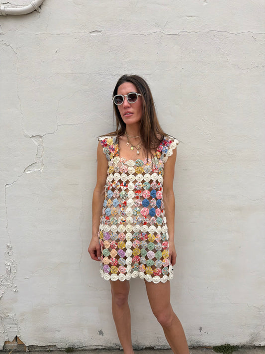 Yoyo Mini Dress Creamsicle