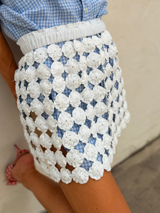 Yoyo Mini Skirt White