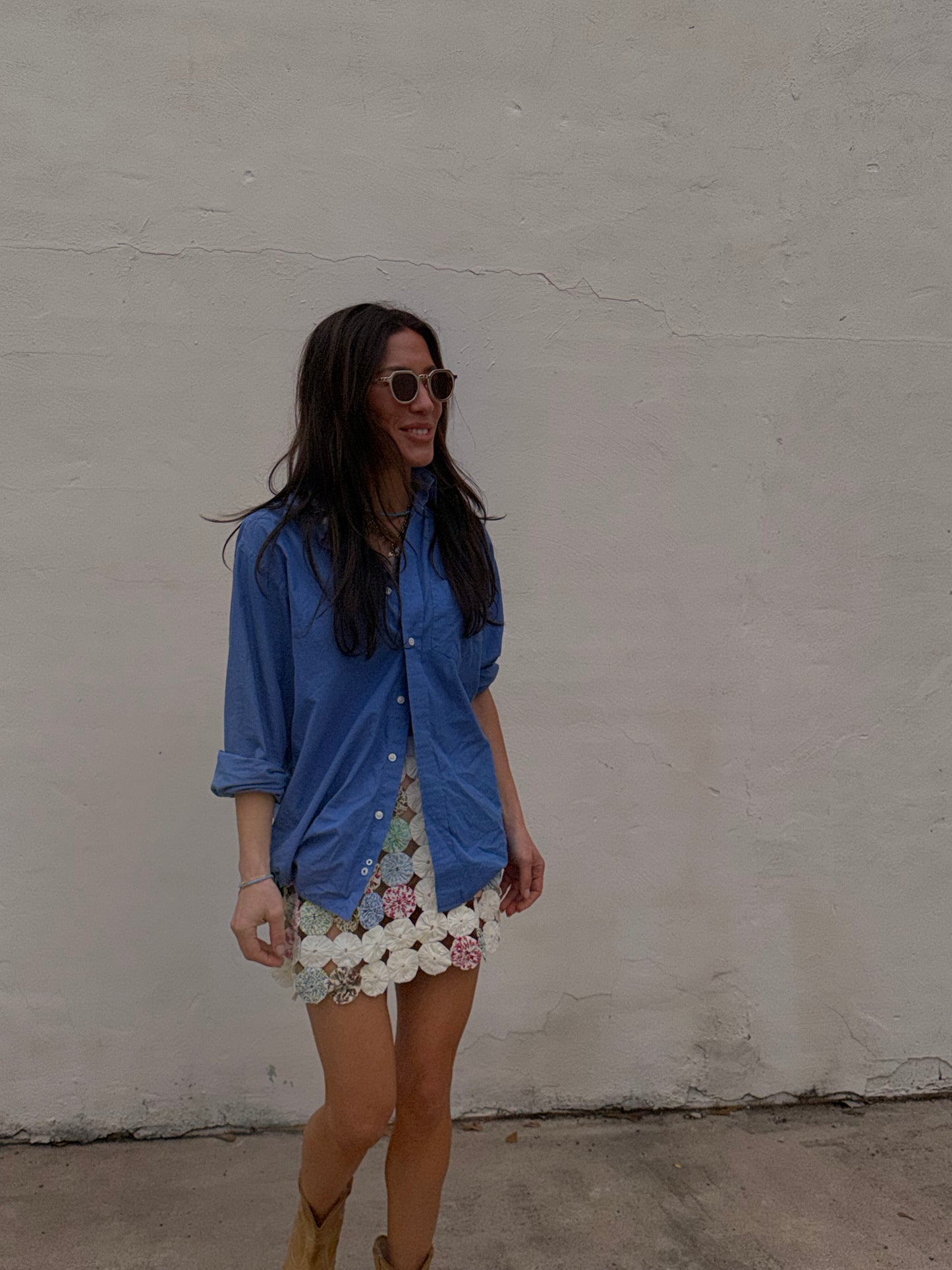 Yoyo Mini Skirt in Peep