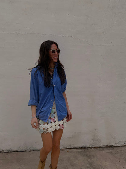 Yoyo Mini Skirt in Peep