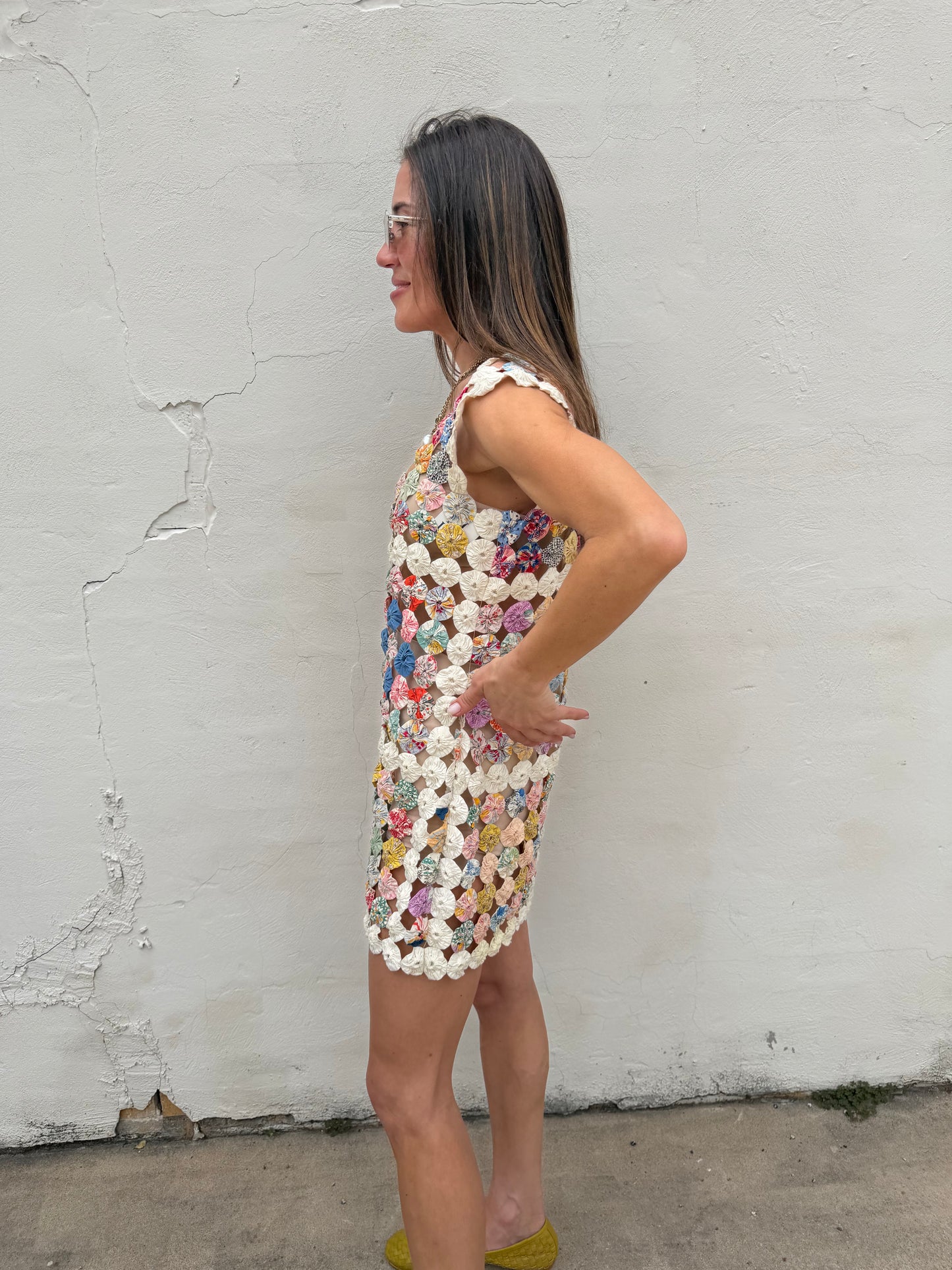 Yoyo Mini Dress Creamsicle