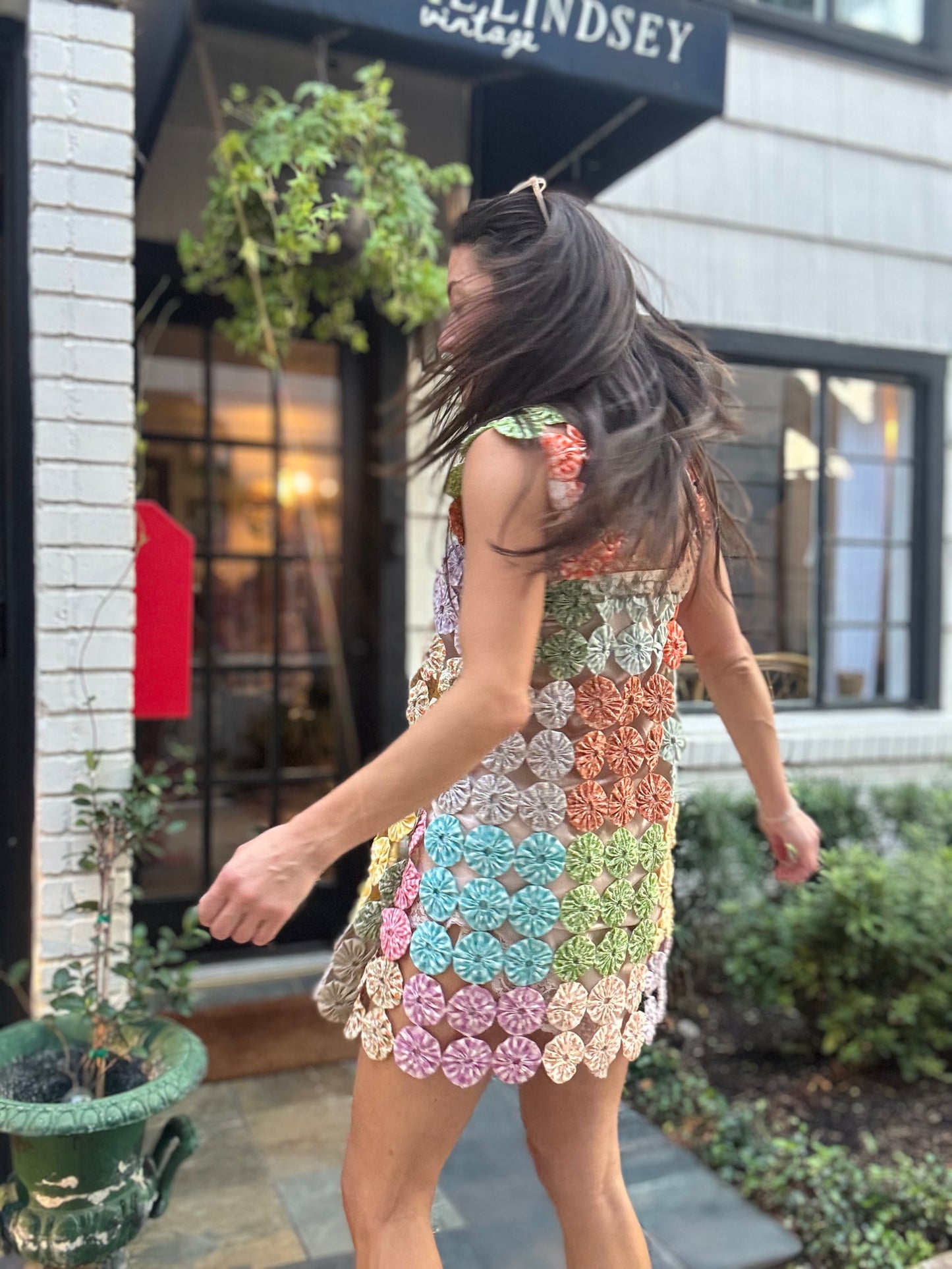 Yo-yo Mini Dress Candy