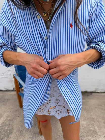 Ralph Blue Stripe Shirt
