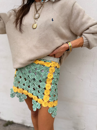 Yoyo Mini Skirt Pointe Greenbriar