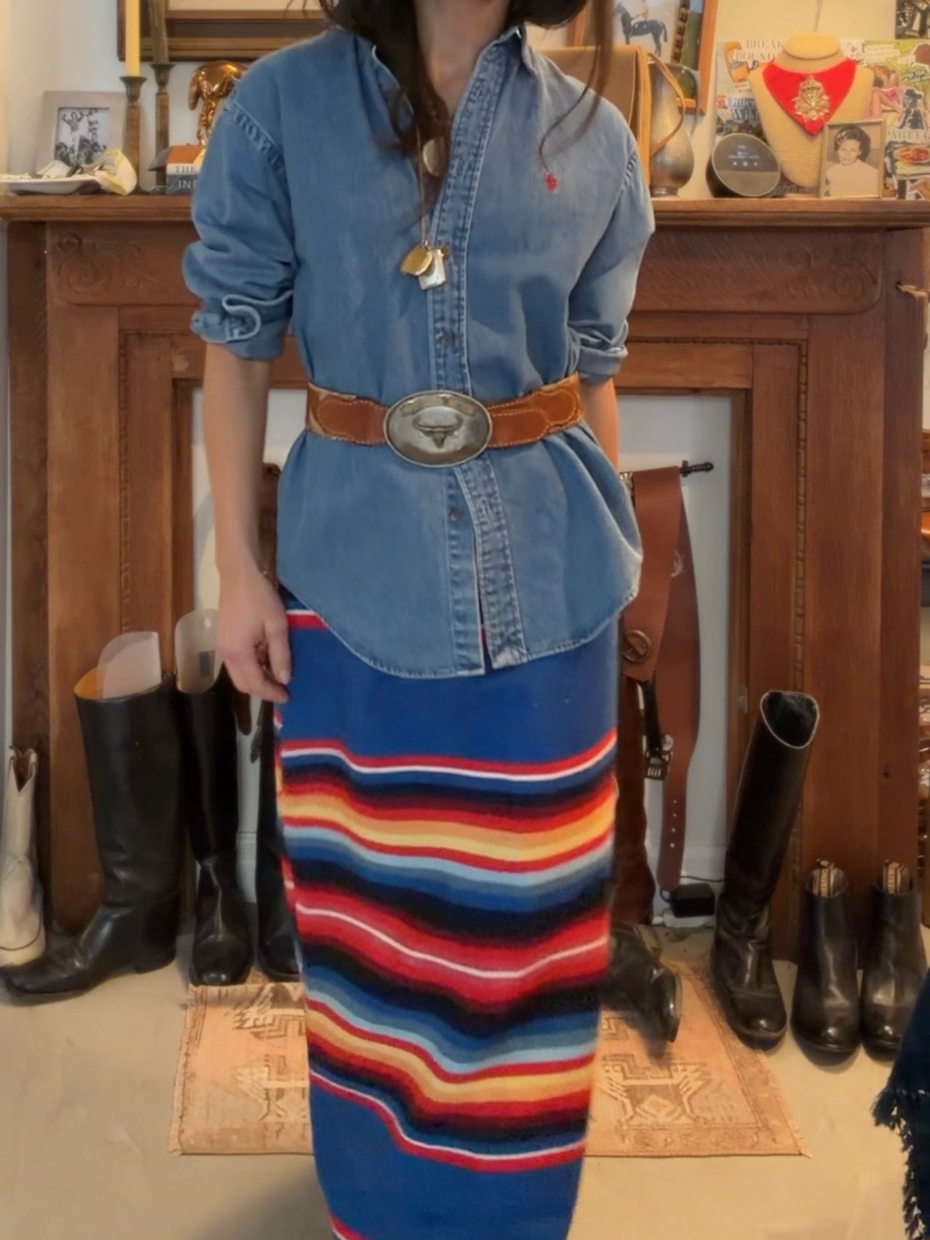 Mexican Blanket Skirt