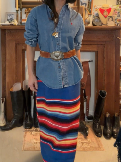 Mexican Blanket Skirt
