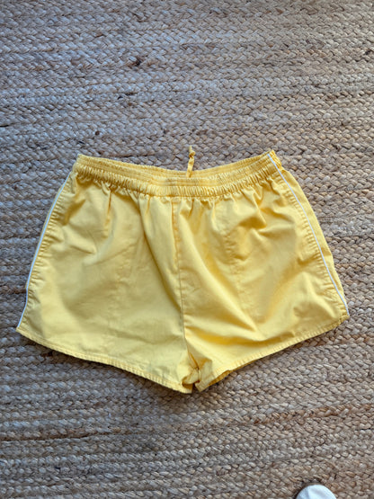 Side Pipe Yellow Shorts