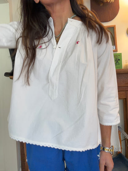Antique Edwardian Hand-Sewn Blouse
Circa 1895–1910