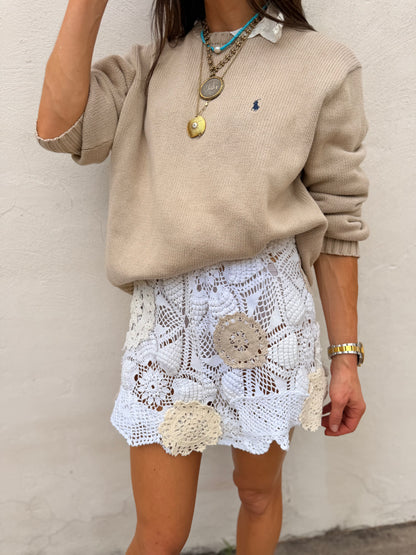 RL cotton Crew in Beige