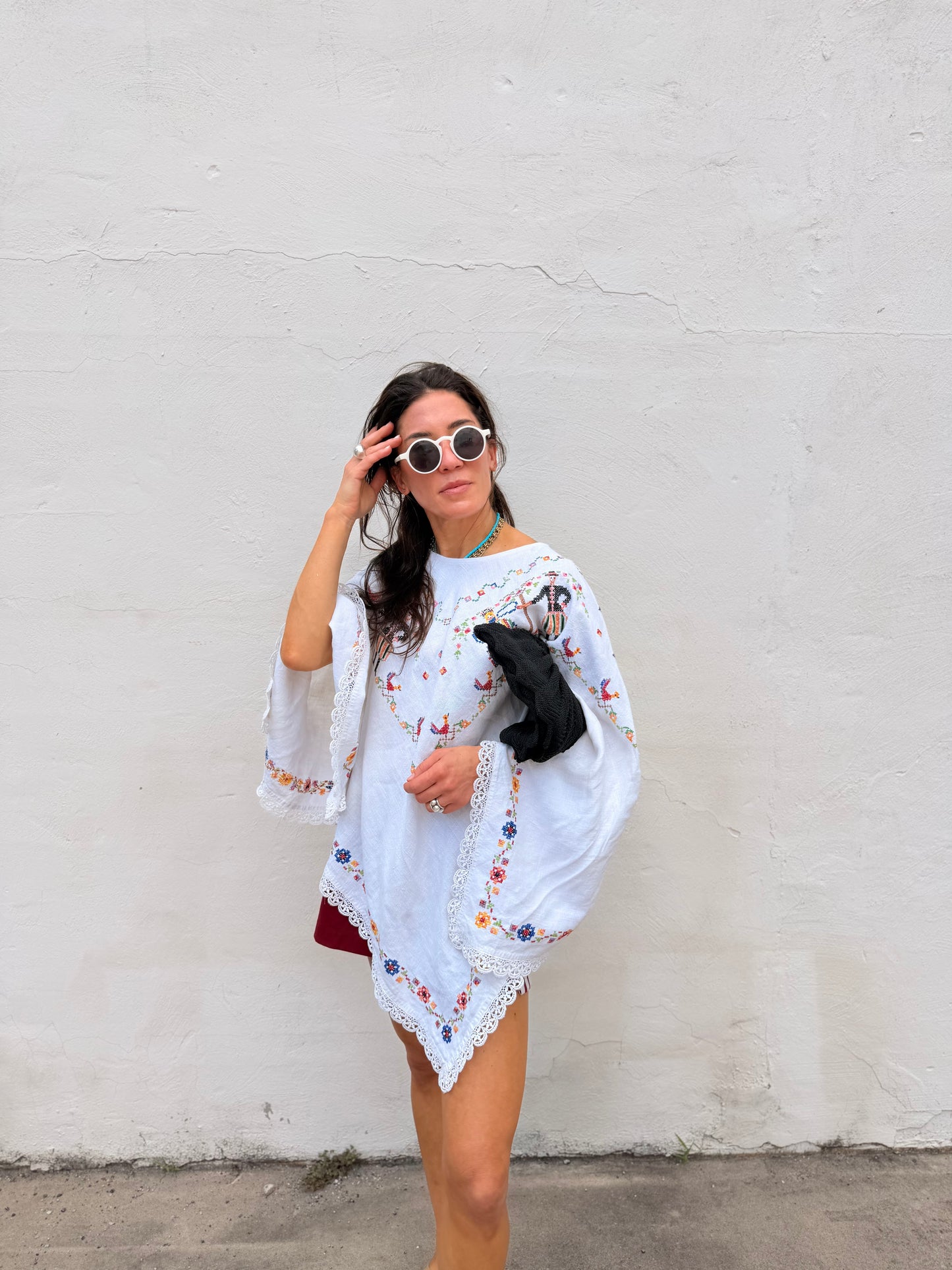 Eastern European Folk Embroidered Tunic