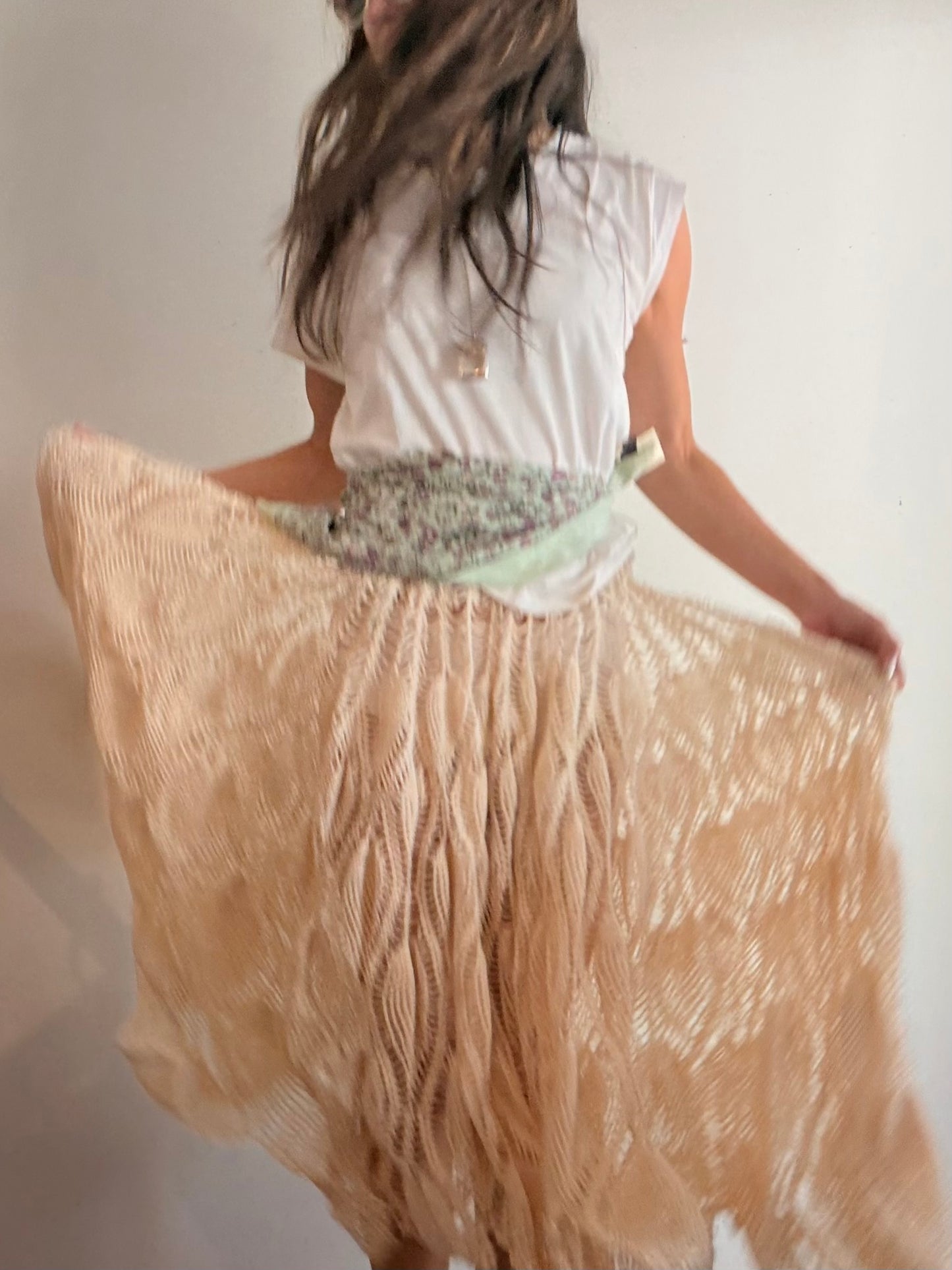 Full Crochet Midi Skirt