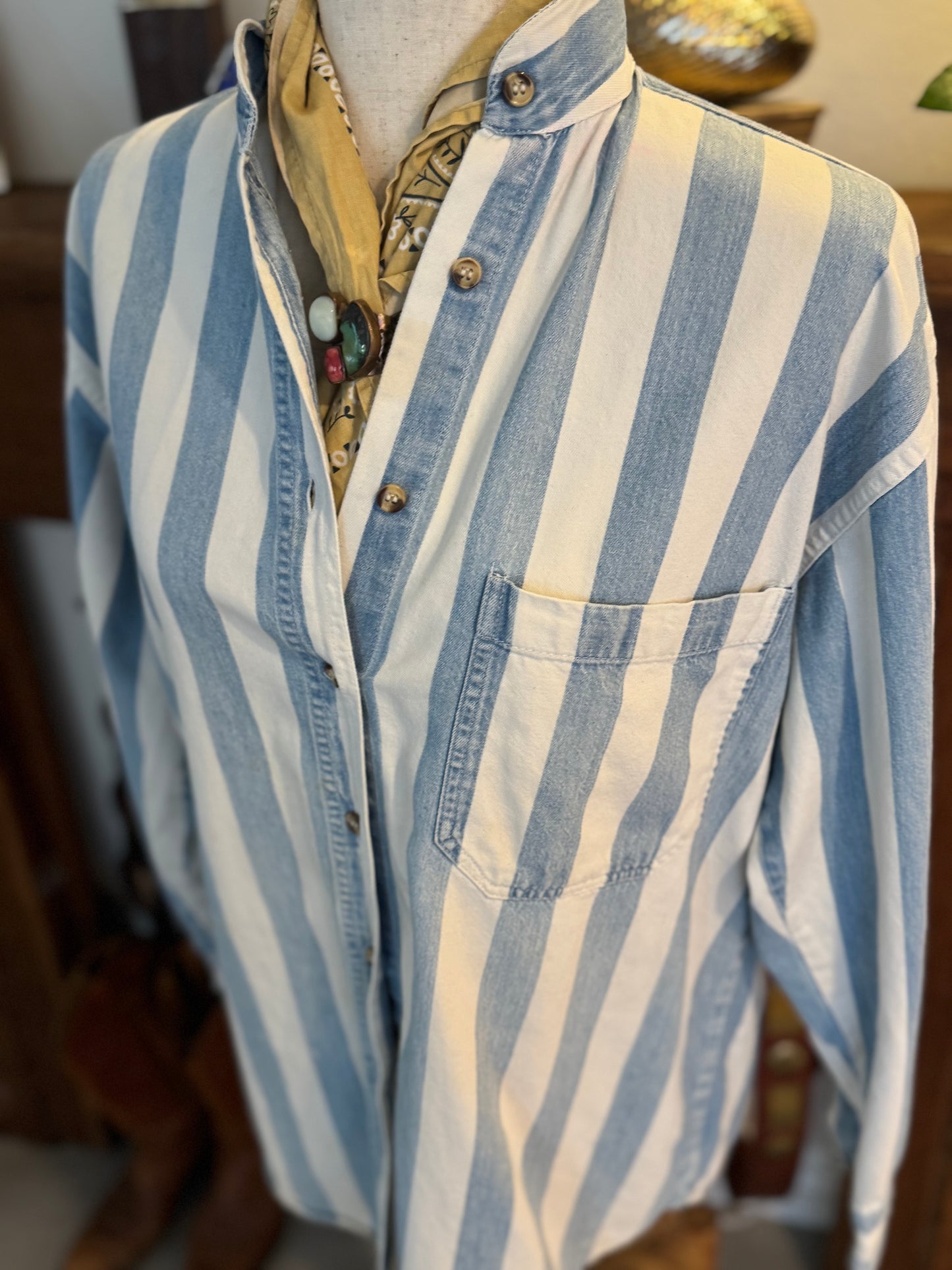 Denim Stripe Shirt