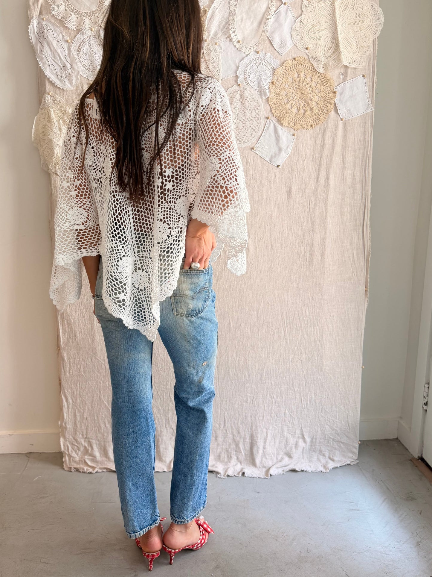 Crochet Poncho Top