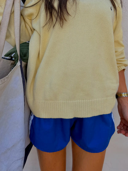 RL Cotton V Neck Yellow