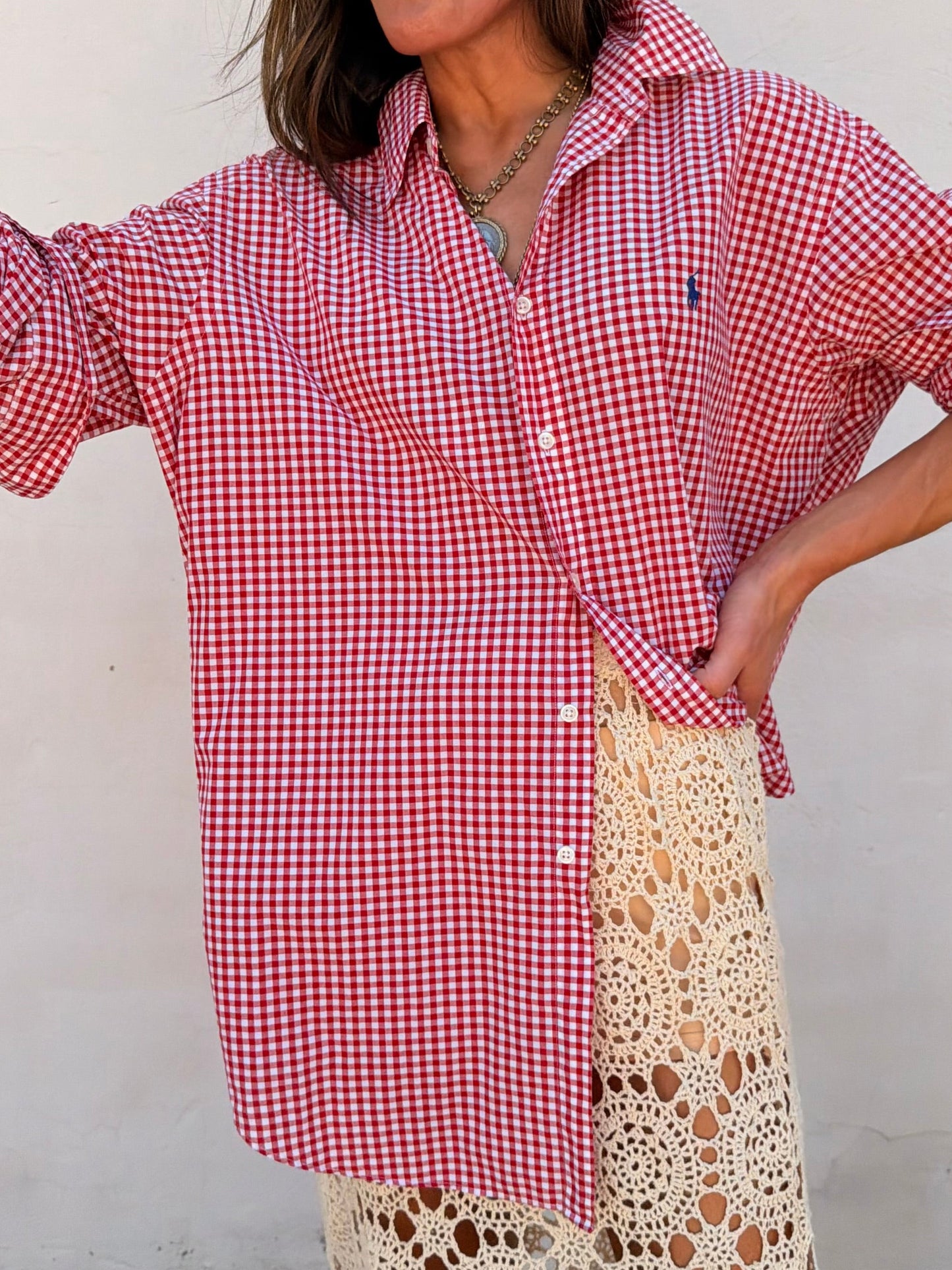 Ralph Lauren Red Gingham Shirt