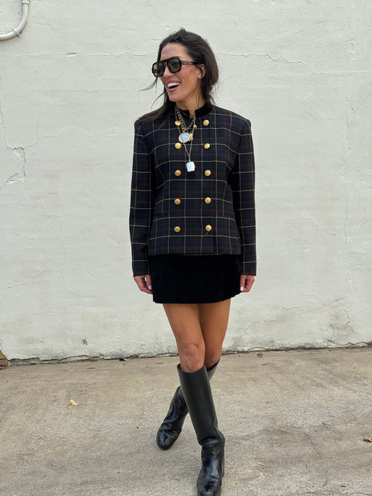 Plaid Nutcracker Jacket