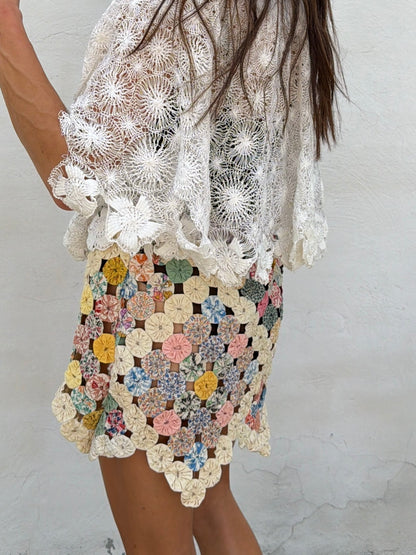 Yoyo Mini Skirt Cream Soda
