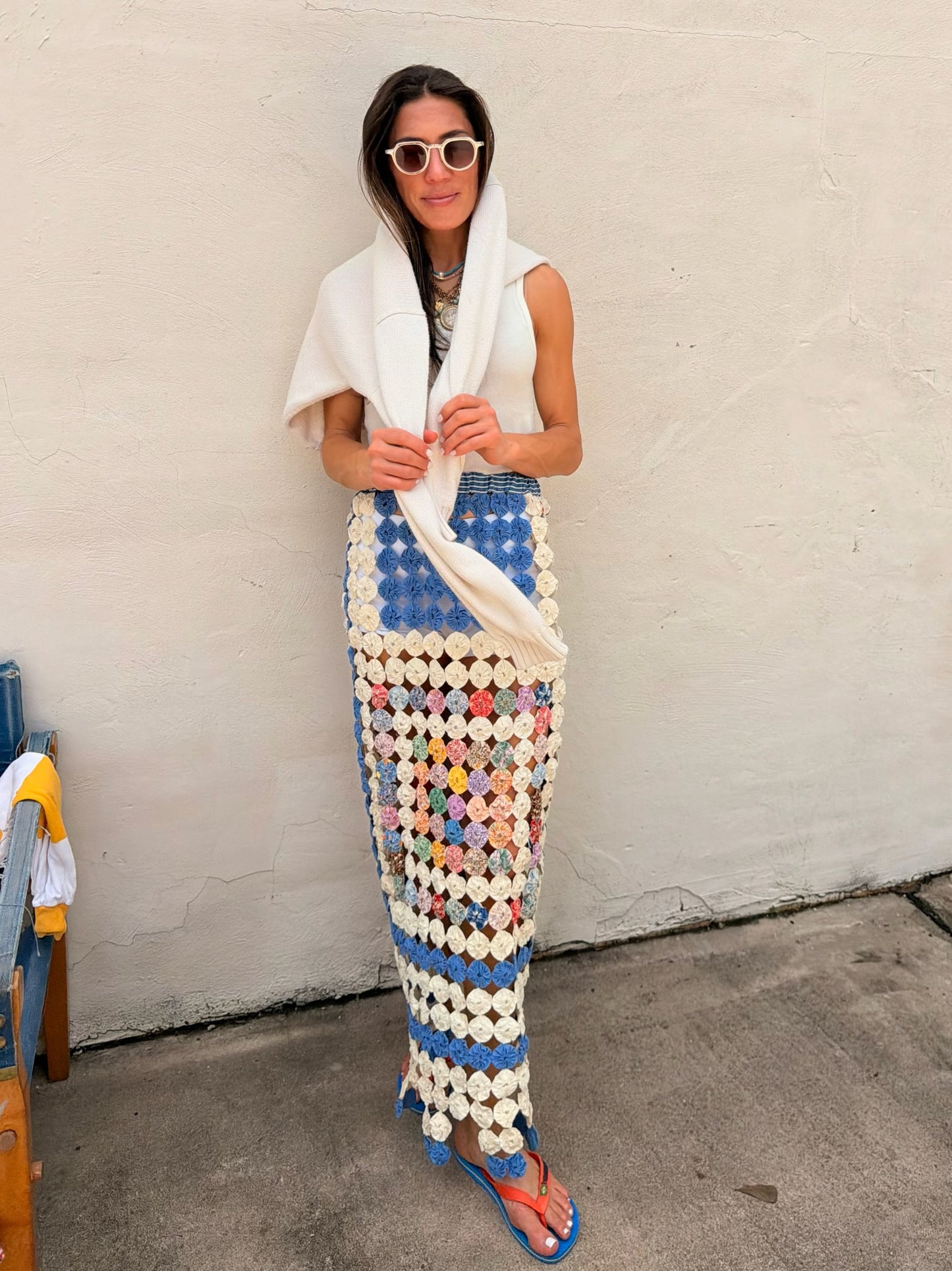 Yoyo Maxi Skirt in Bomb-pop