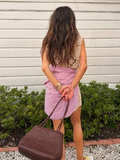 Crochet Mini Dress