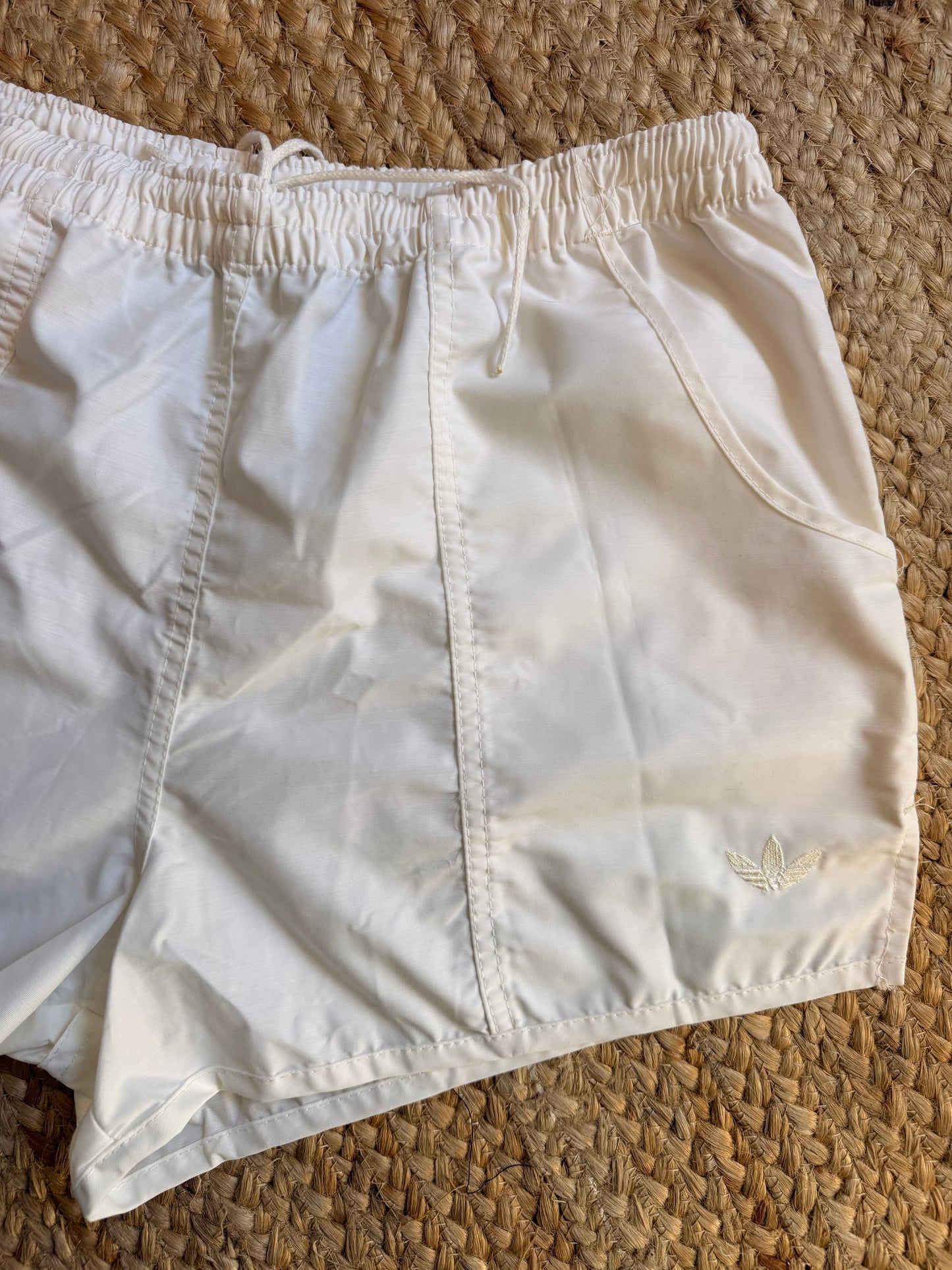 Adidas Nylon Shorts White