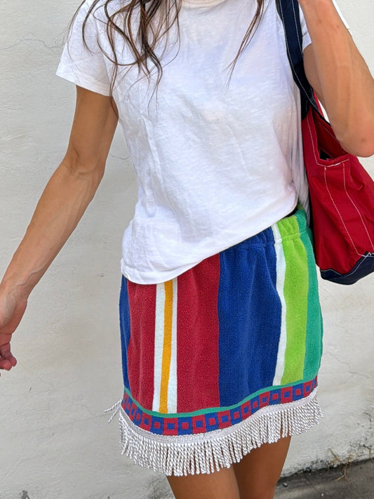 Vtg Towel Stripe Mini