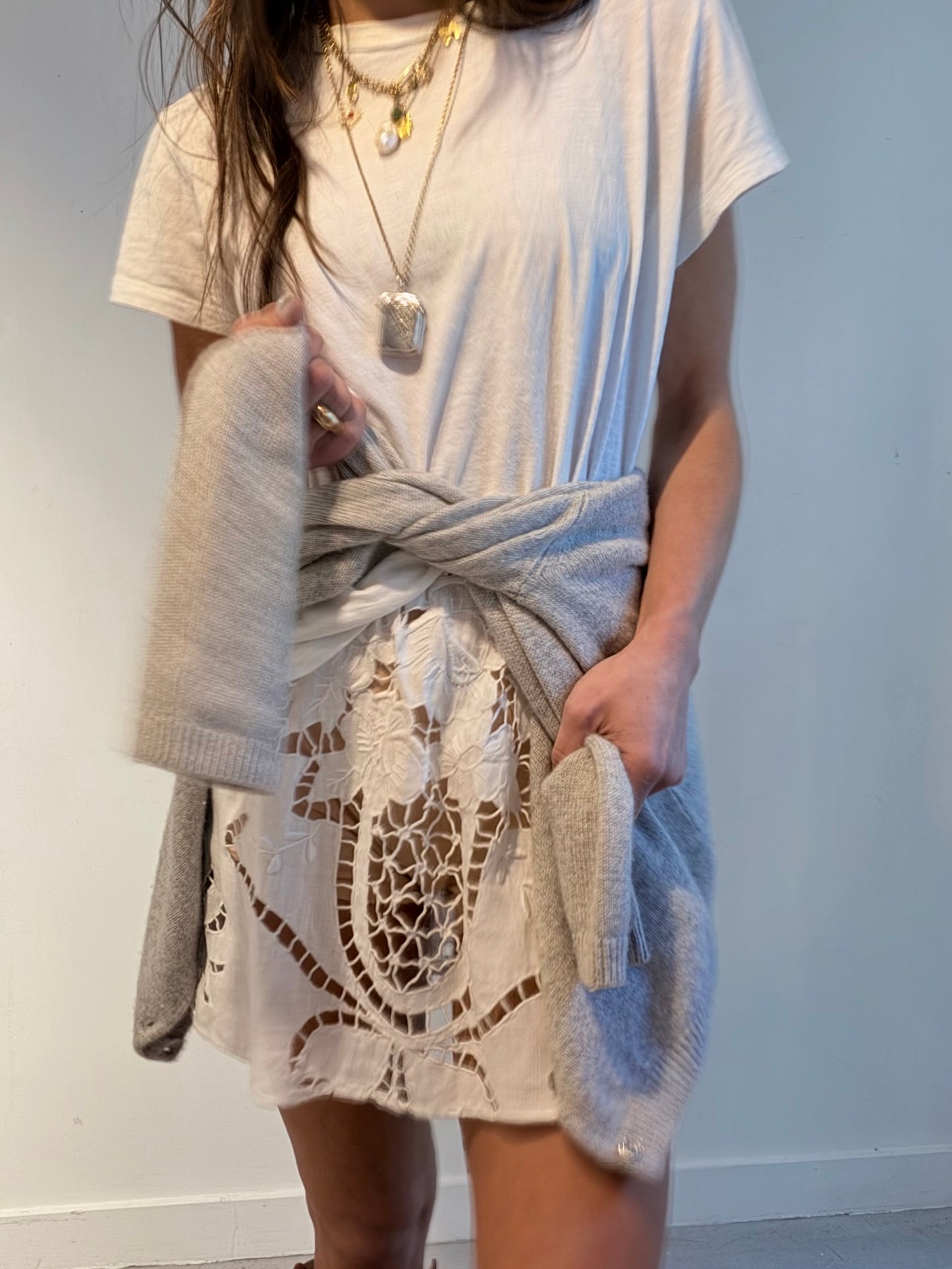 Floral Cut Work Mini