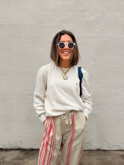 Ralph Lauren Linen Stripe Pant