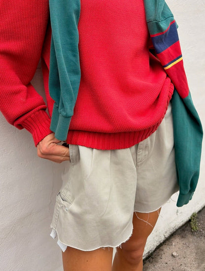 Pleated Camp Shorts